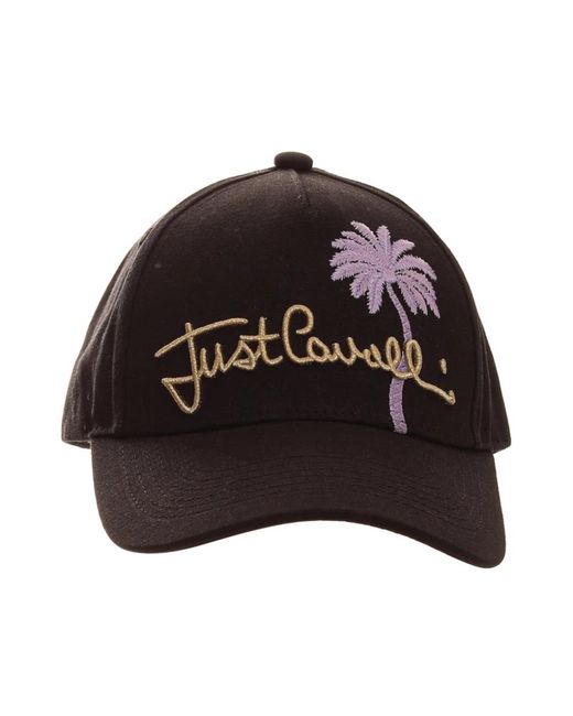 Just Cavalli Black Baseball Cap