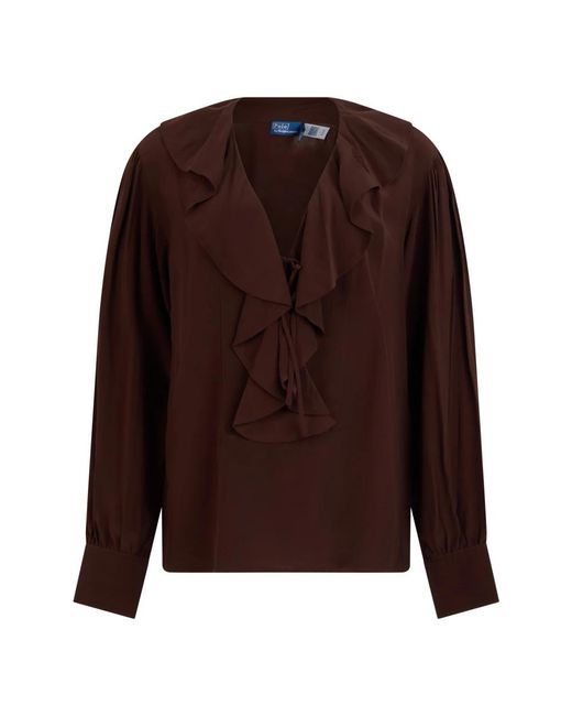 Polo Ralph Lauren Brown Blouses