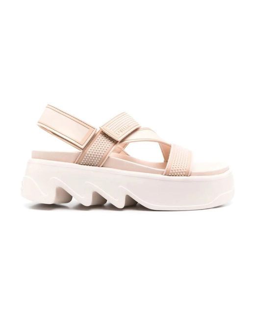 Le Silla Pink Flat Sandals
