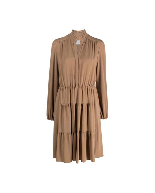 Eleventy Brown Midi Dresses