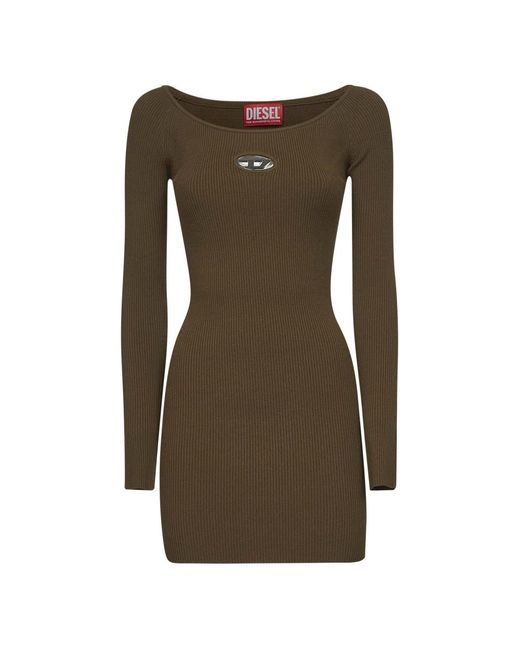 Short Dresses di DIESEL in Brown