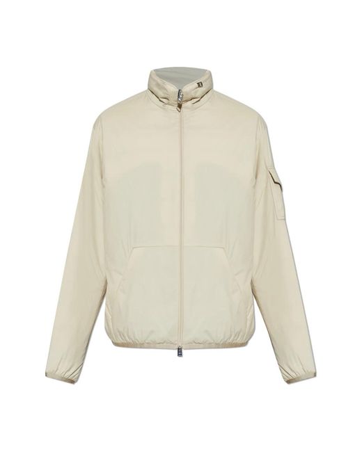 Moncler White Light Jackets for men