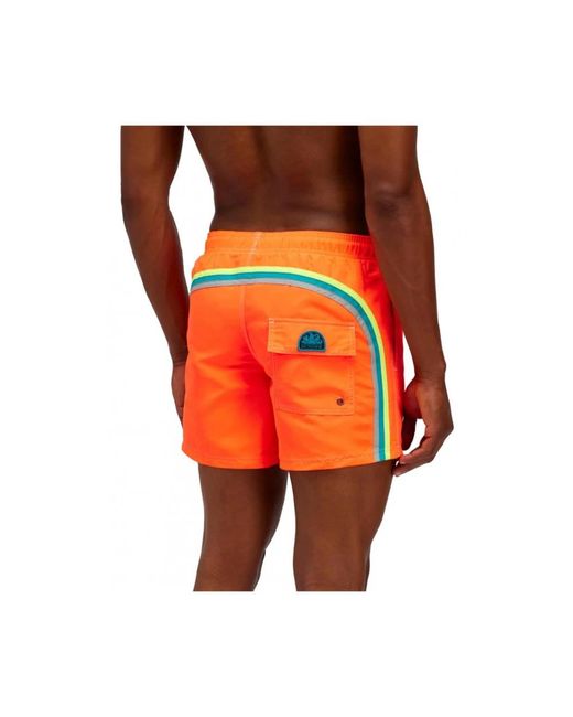 Sundek Orange Beachwear for men