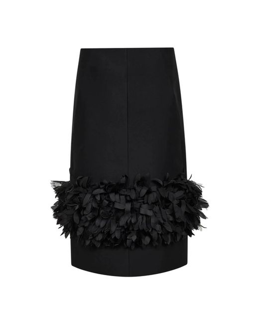 Totême Black Midi Skirts