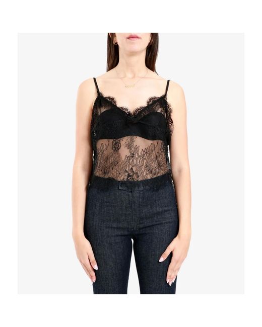 Aniye By Sleeveless Tops in het Black