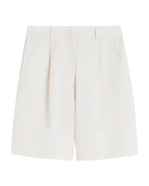 Max Mara White Casual Shorts