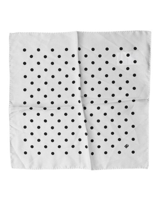 Dolce & Gabbana White Pocket Scarves
