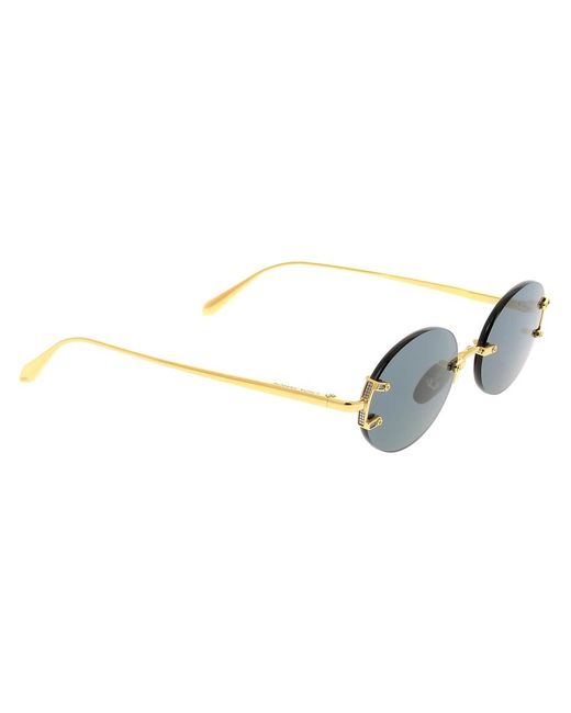Linda Farrow Blue Sunglasses
