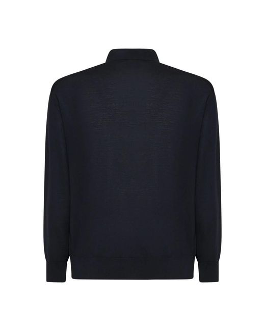 D4.0 Round-Neck Strickwaren in Blue für Herren