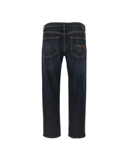 R13 Blue Straight Fit Jeans