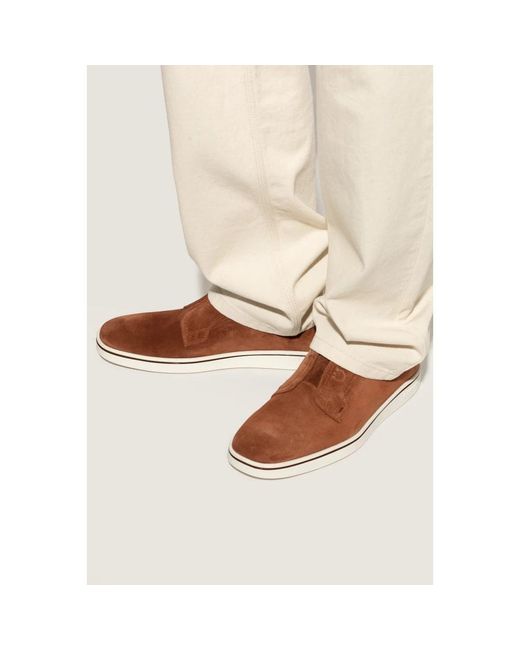 Ferragamo Brown Flats for men