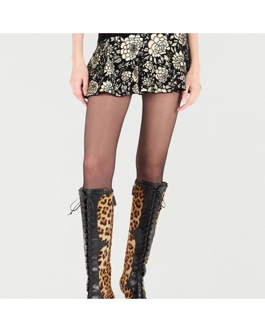 Roberto Cavalli Black Short Skirts