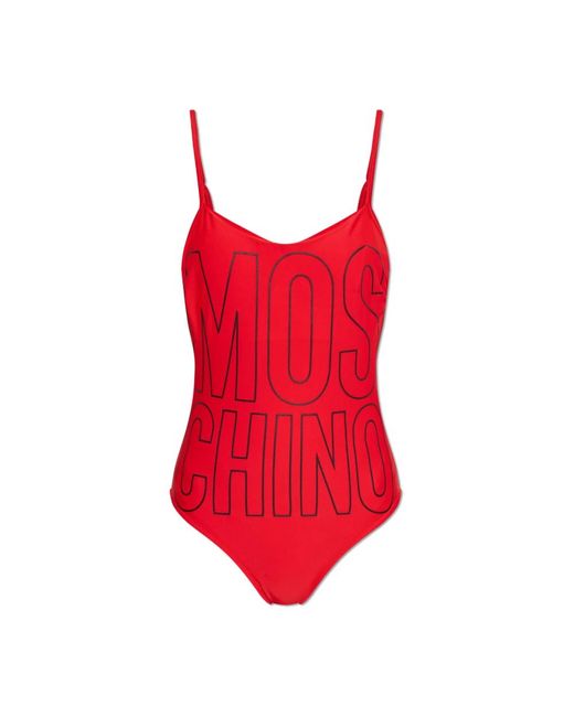 One-Piece Moschino en coloris Red