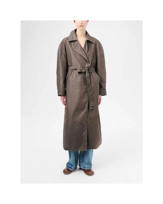 Our Legacy Oversized Bruin Court Coat in het Brown