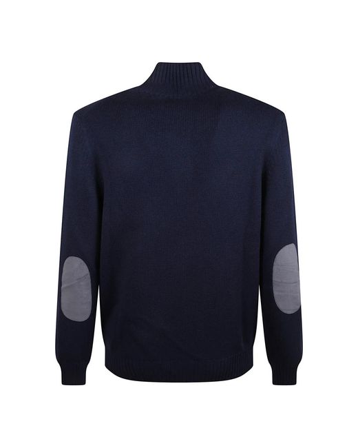 Fay Blue Turtlenecks for men