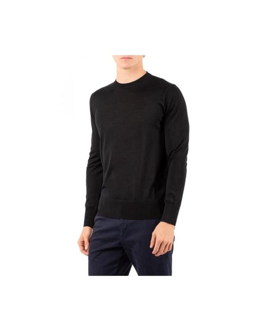 Round-Neck Knitwear hindustrie pour homme en coloris Black