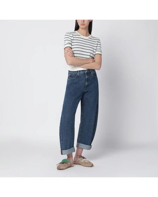 FRAME Blue Loose-Fit Jeans