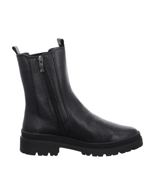 Ara Black Ankle Boots