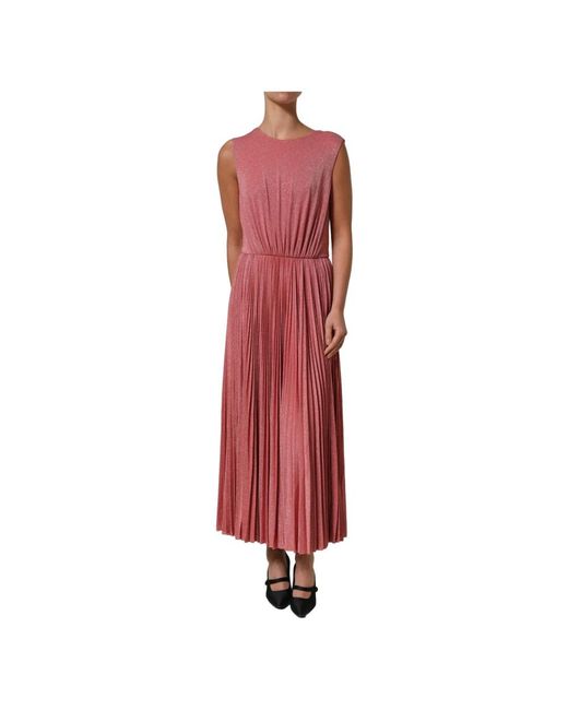 Dolce & Gabbana Red Maxi Dresses