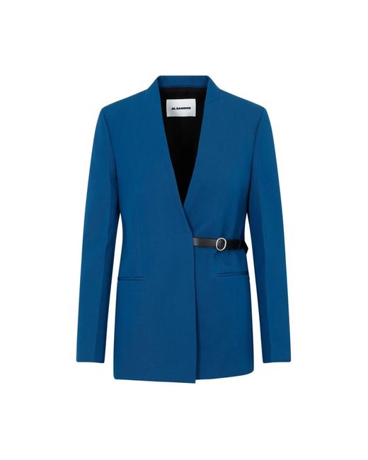 Jil Sander Blue Blazers