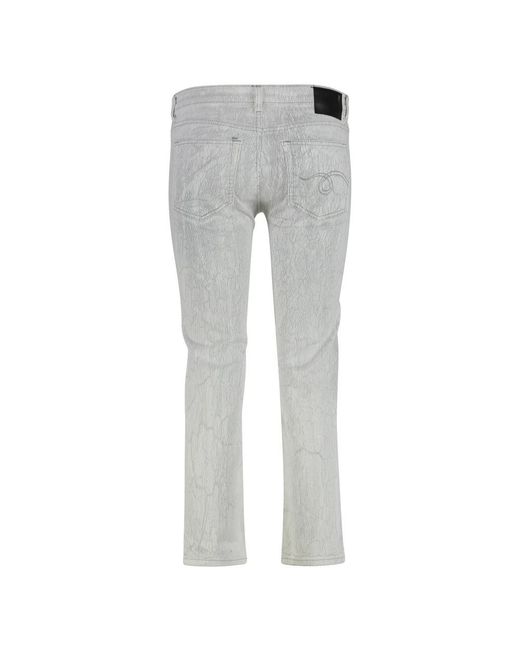 R13 Gray Slim Fit Jeans