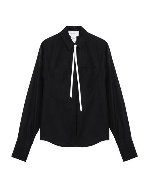 Sportmax Overhemden ,Zwart ,Katoen Gesso Shirt in het Black