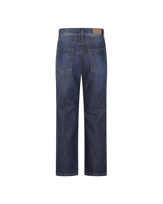 Incotex Blue Straight Fit Jeans