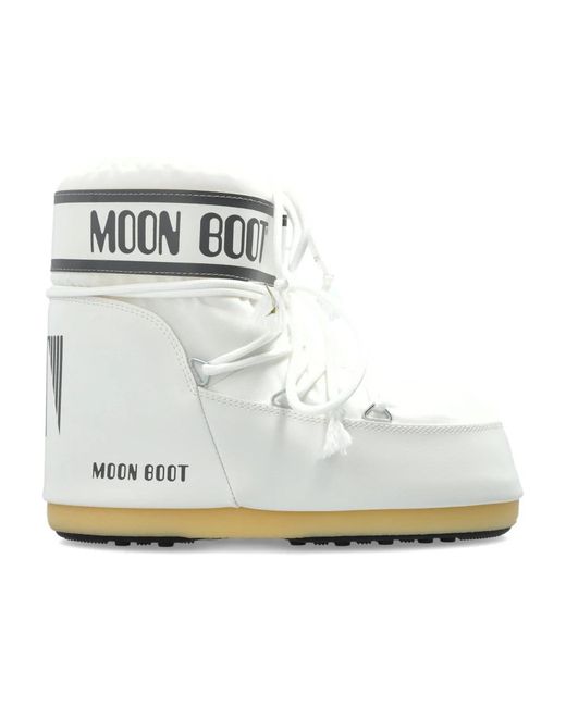 Moon Boot Sneeuwlaarzen Icon Low Nylon in het White