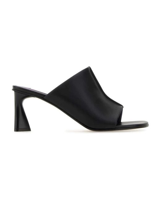 Heeled Mules di Stella McCartney in Black