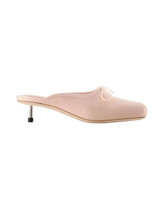 Simone Rocha Embellished Pointe Mule Hak in het Pink