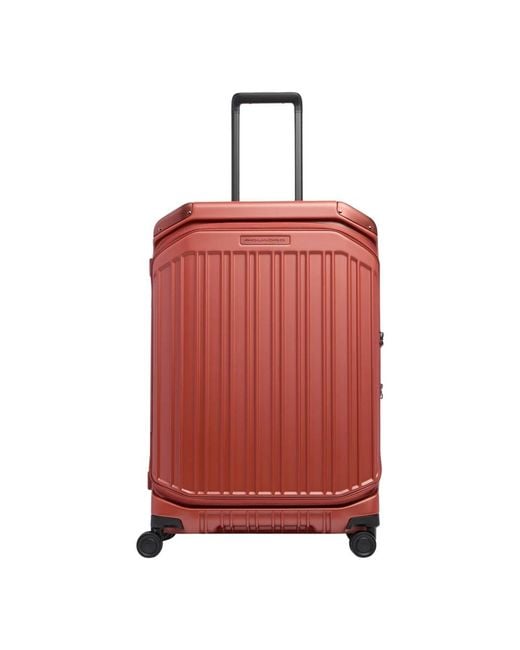 Piquadro Red Suitcases