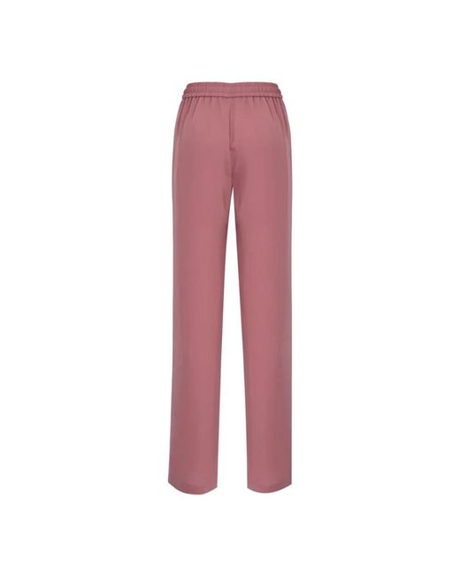 Herno Pink Wide Trousers