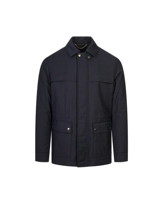 Canali Blue Light Jackets for men