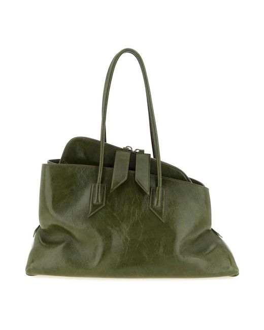 The Attico Green Shoulder Bags
