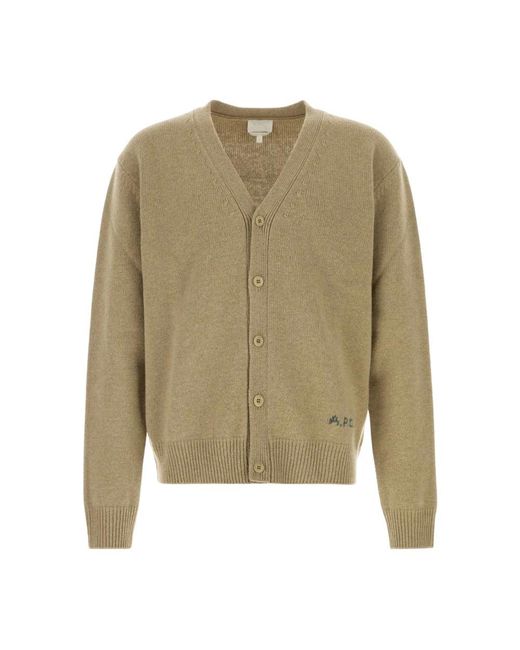 A.P.C. Green Cardigans for men