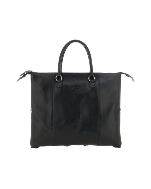 Gabs Black Wandelbare Leder-Tragetasche