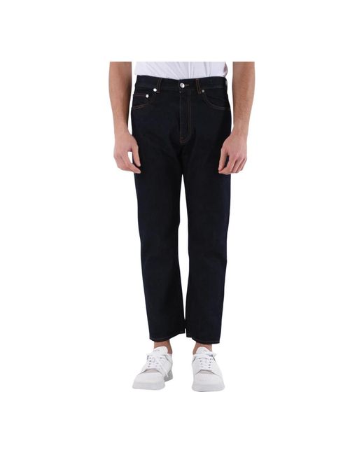 Mauro Grifoni Black Cropped Jeans for men