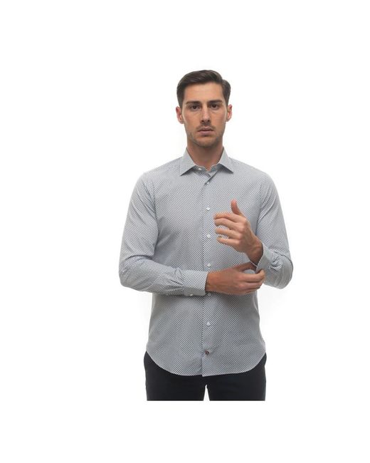Carrel Gray Casual Shirts for men