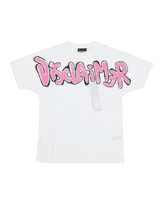 DISCLAIMER T-Shirts in het White