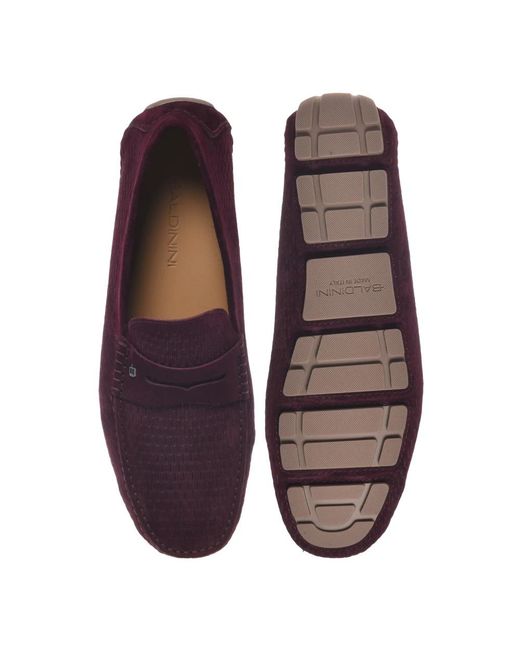 Baldinini Purple Loafers for men