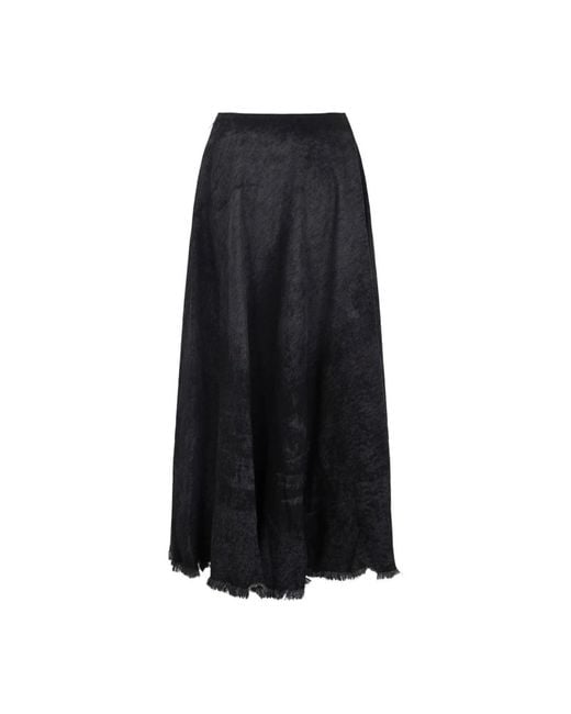 DIESEL Black Midi Skirts
