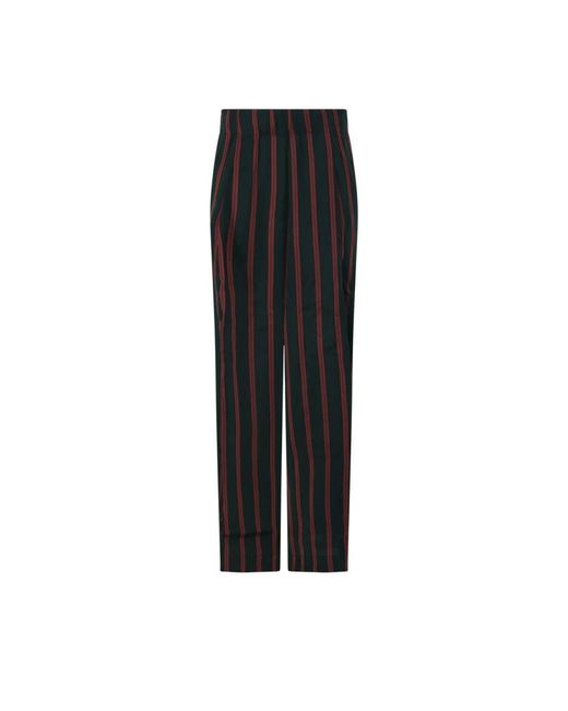 Dries Van Noten Black Wide Trousers