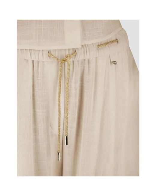 Herno Drawstring Broeken in het Natural