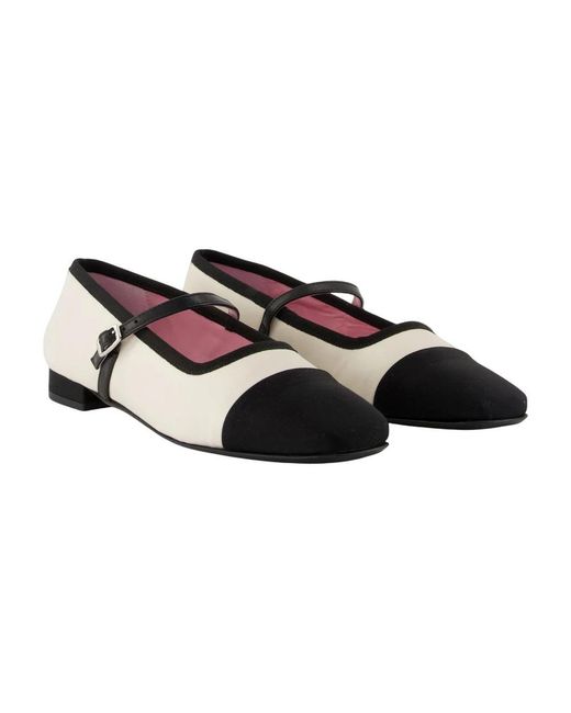 CAREL PARIS White Ballerina Shoes