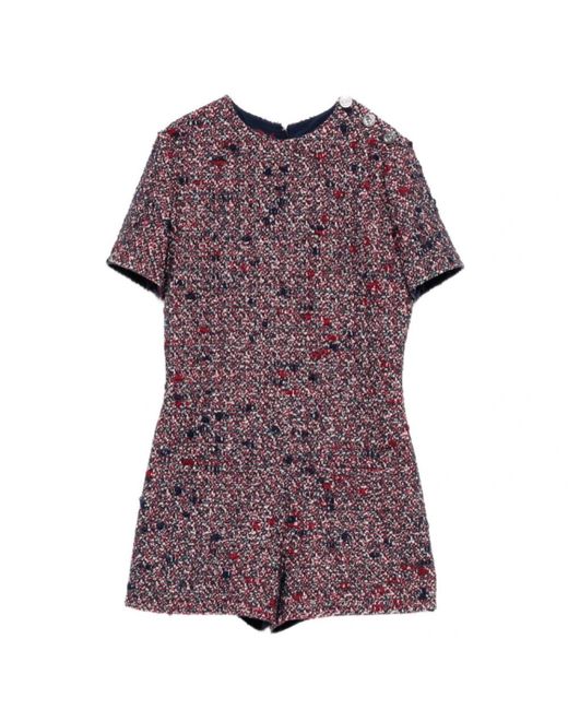 Gucci Purple Playsuits