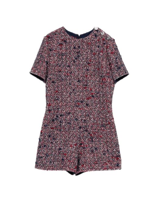 Gucci Purple Playsuits