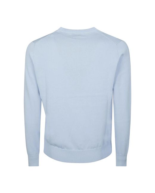 Ballantyne Blue Round-Neck Knitwear for men