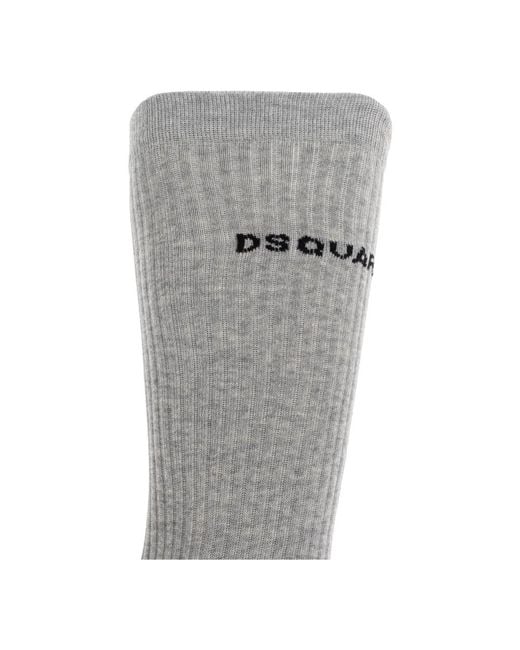 Socks DSquared² de hombre de color Gray