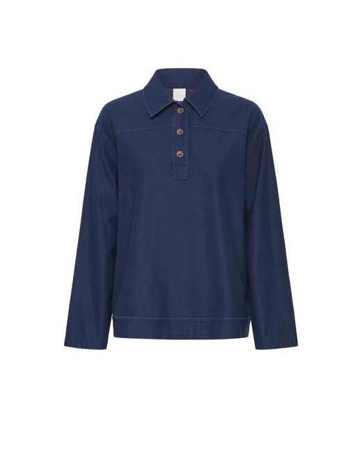 Blouses Ichi en coloris Blue