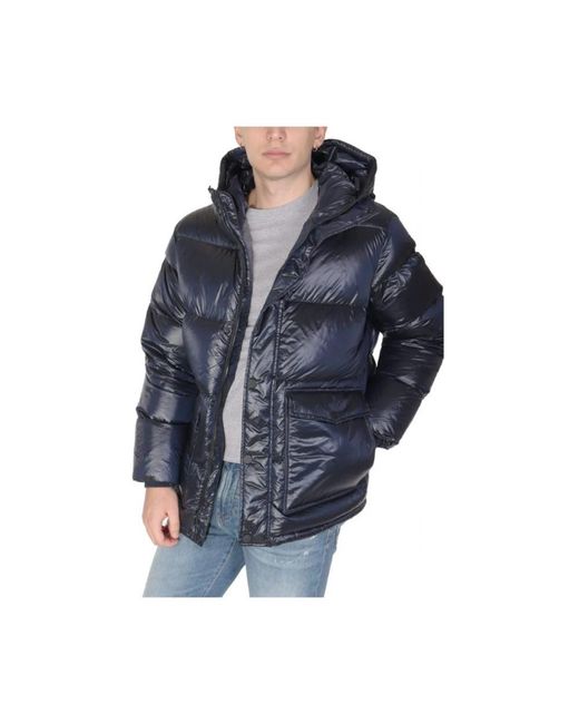 Down Jackets EA7 pour homme en coloris Blue